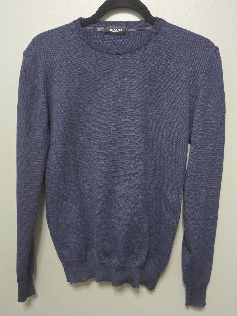 Womens Navy Crewneck Sweater Sz M
